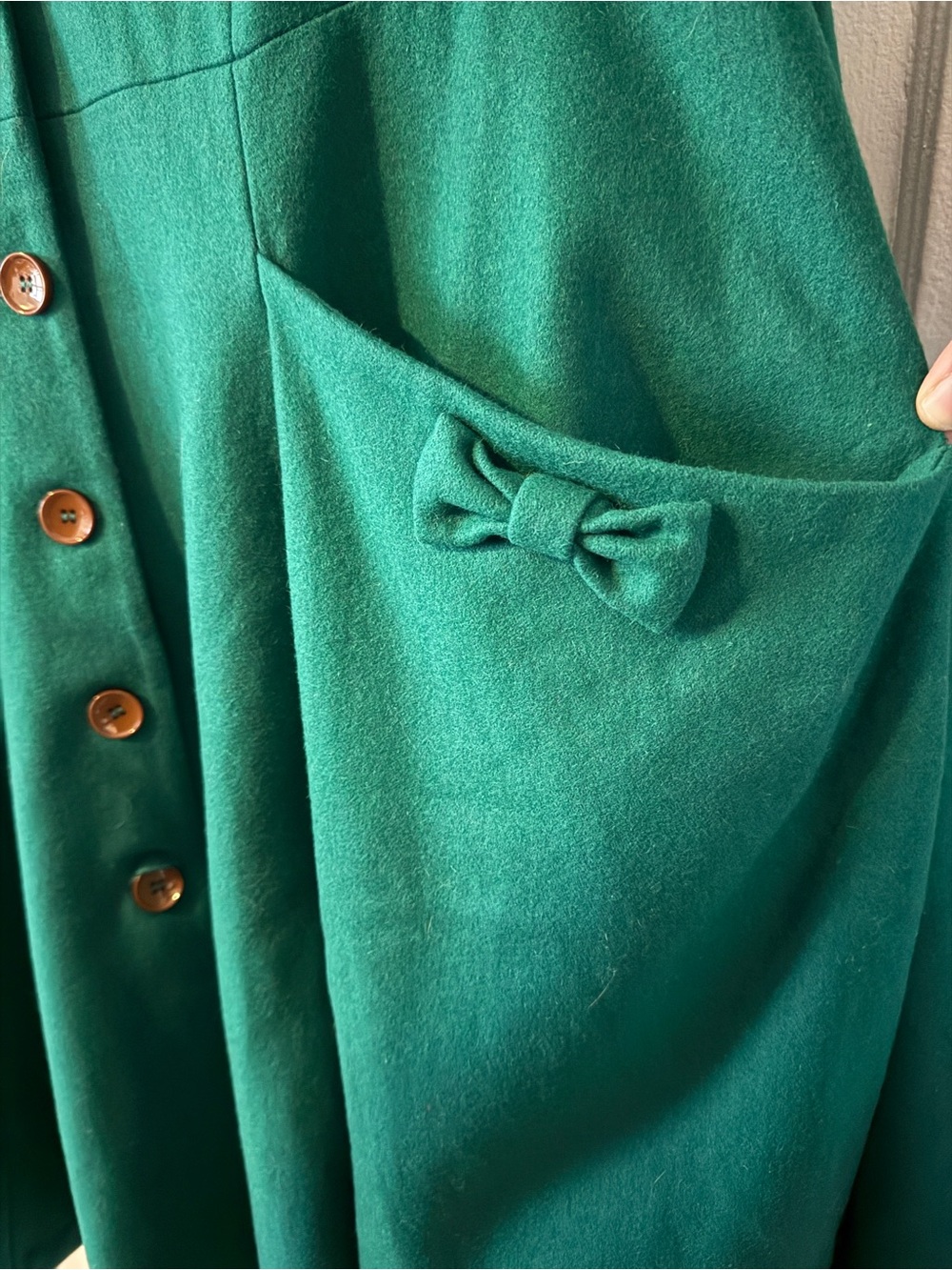 ModCloth x Collectif When Autumn Leaves Are Falling From The Tree Hooded Coat 24 - Picture 4 of 9